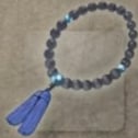 prayer beads blue