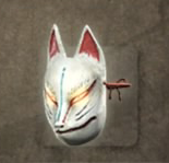 white fox mask